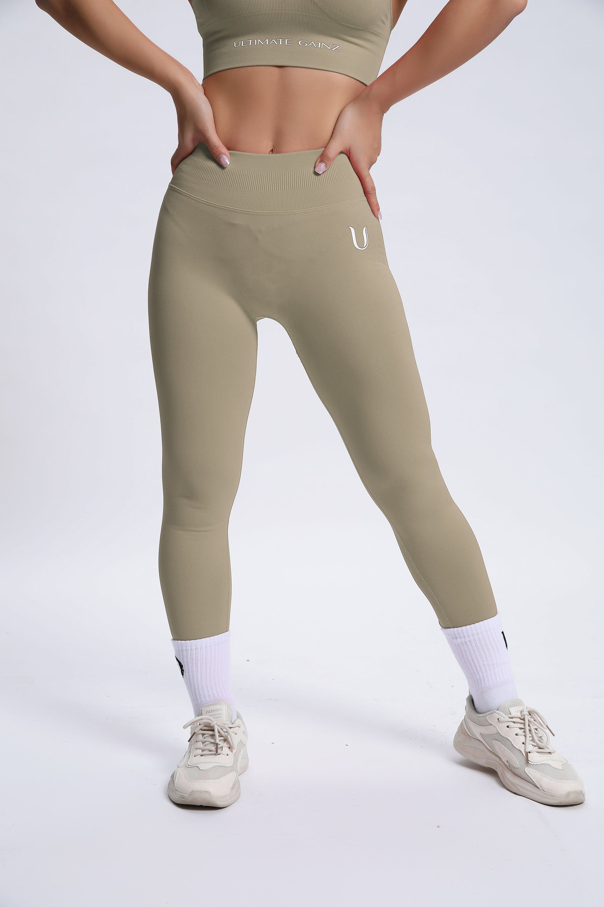 Joy | Sculpt Legging Met Scrunch – Beige - afbeelding 2