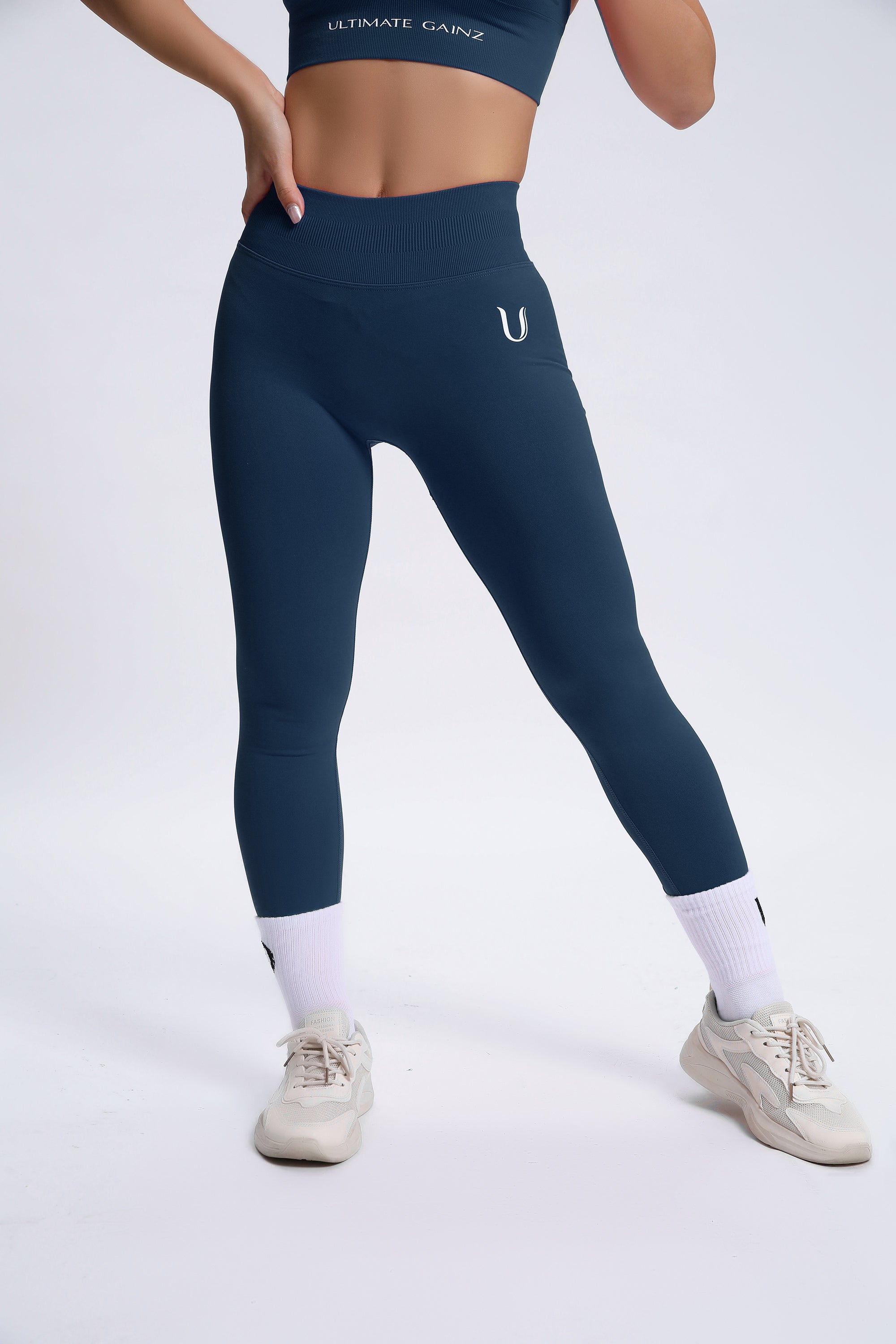Joy | Sculpt Legging Met Scrunch – Donker Blauw - afbeelding 2