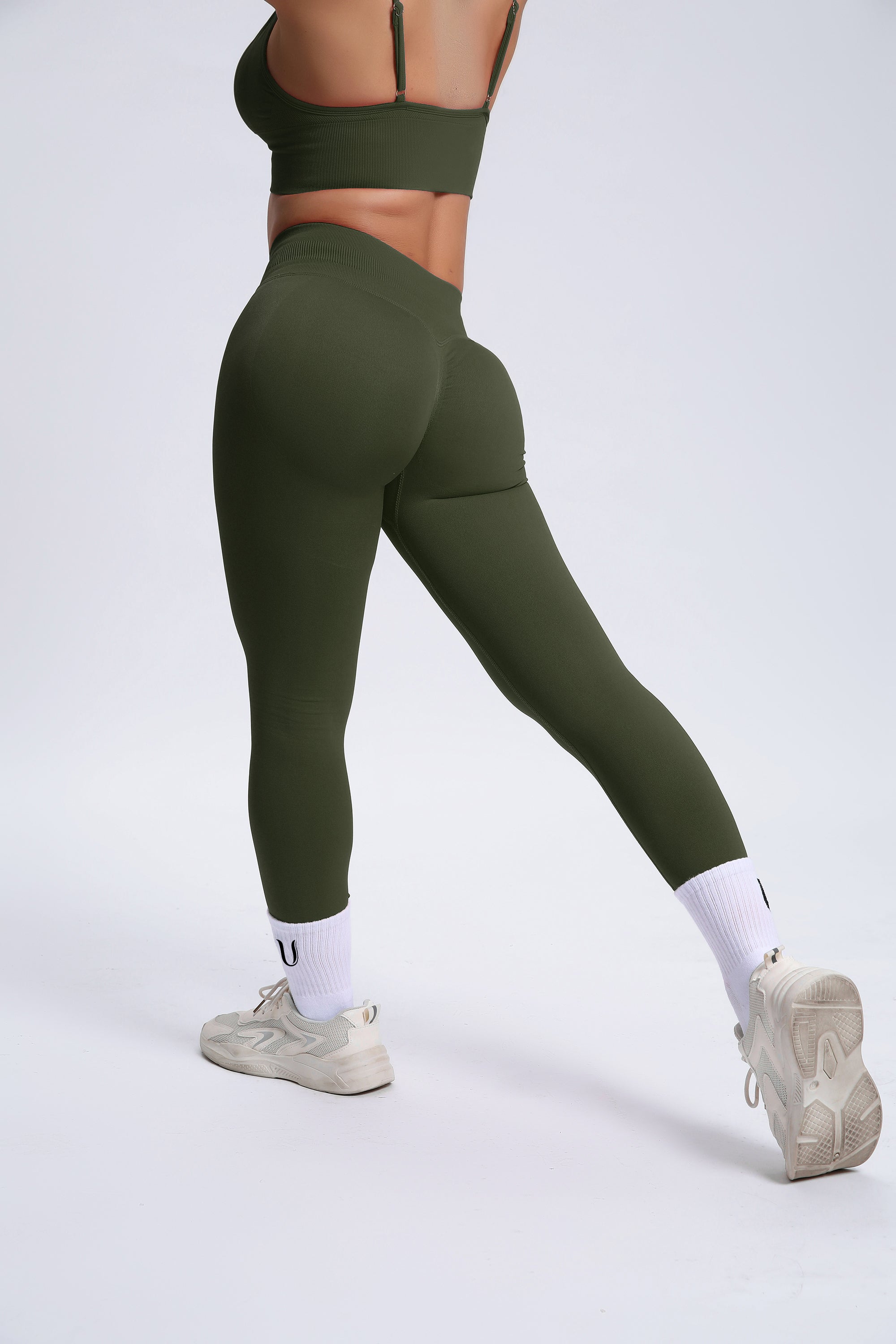 Joy | Sculpt Legging Met Scrunch – Groen - afbeelding 6