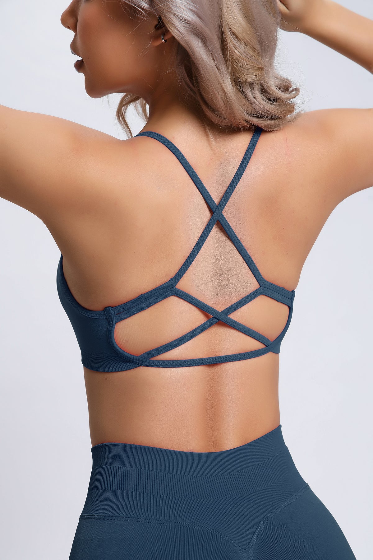 Joy | Crossback Sport-BH – Donkerblauw - afbeelding 2