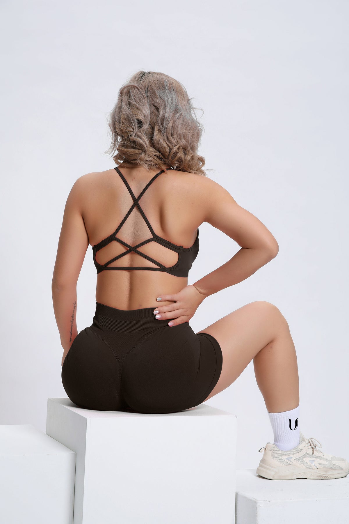 Joy | Crossback Sport-BH – Zwart - afbeelding 5