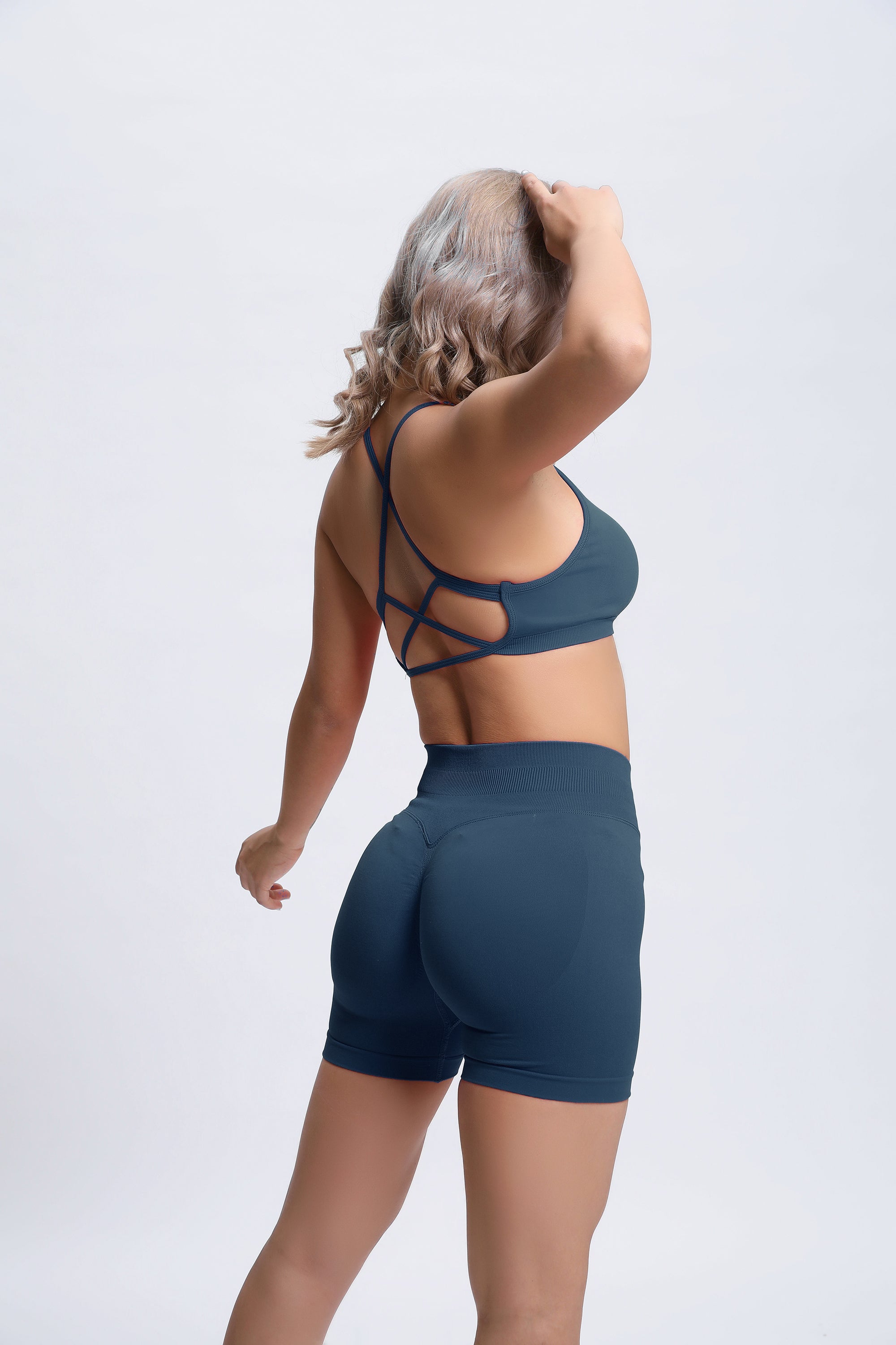 Joy | Crossback Sport-BH – Donkerblauw - afbeelding 6