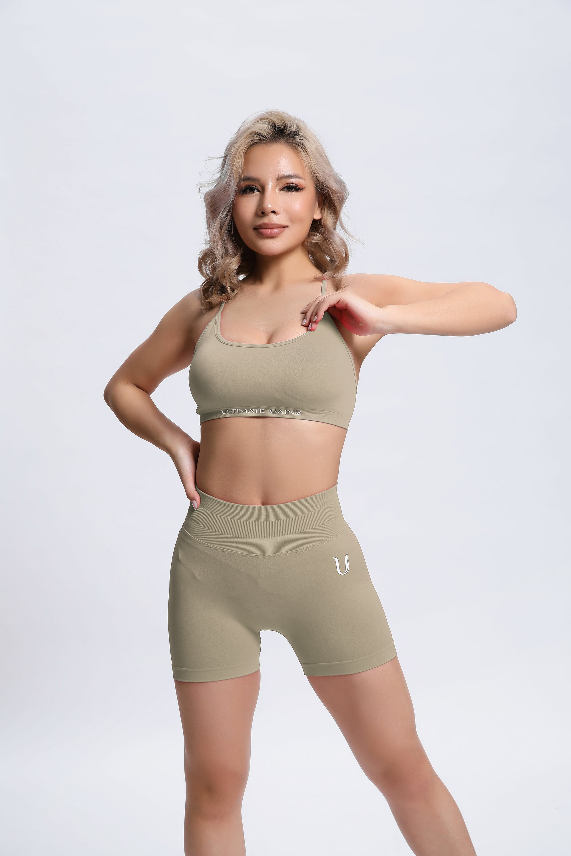 Joy | Crossback Sport-BH – Beige - afbeelding 6