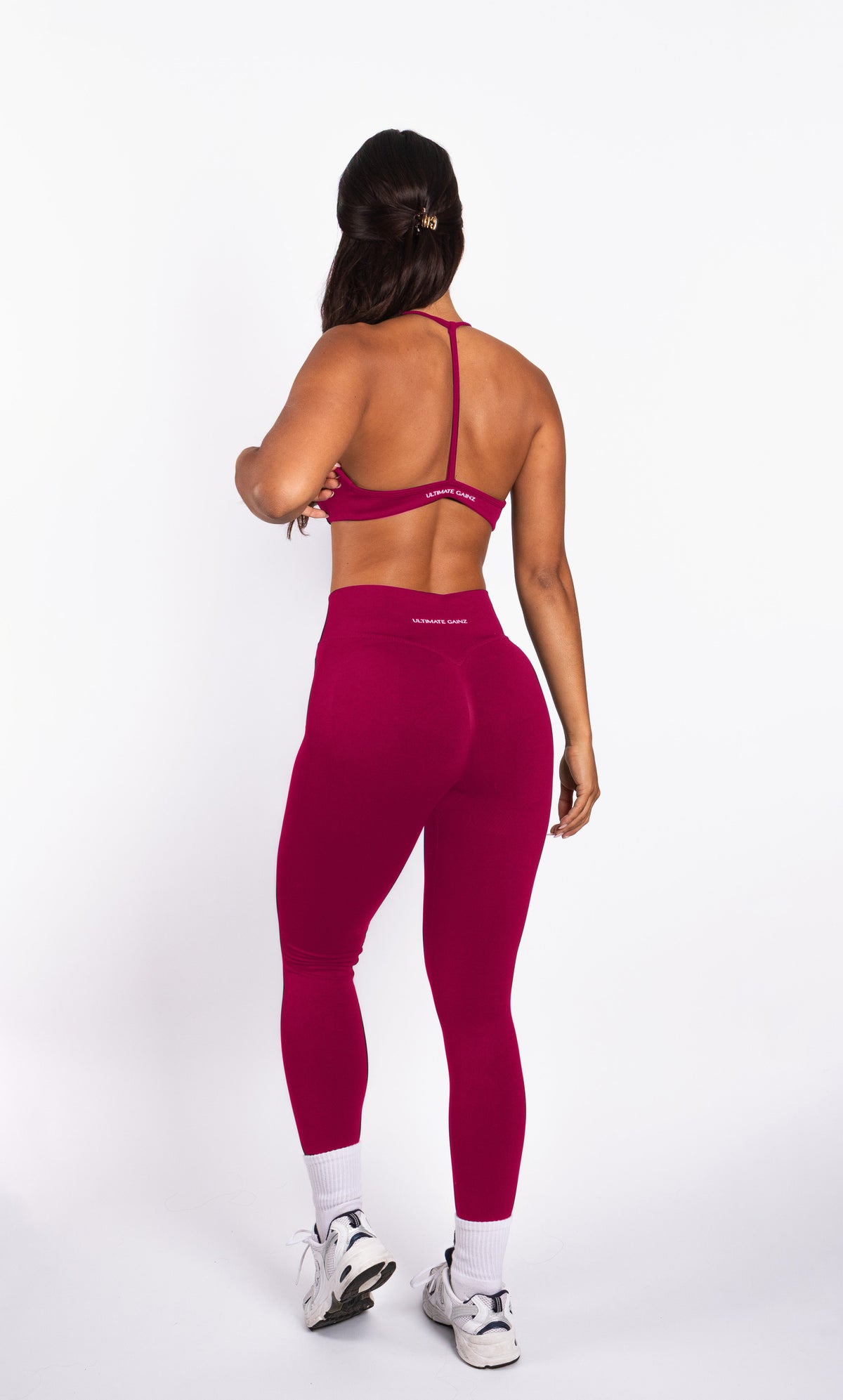 Nova | Seamless Open Rug Bra – Framboos - afbeelding 2