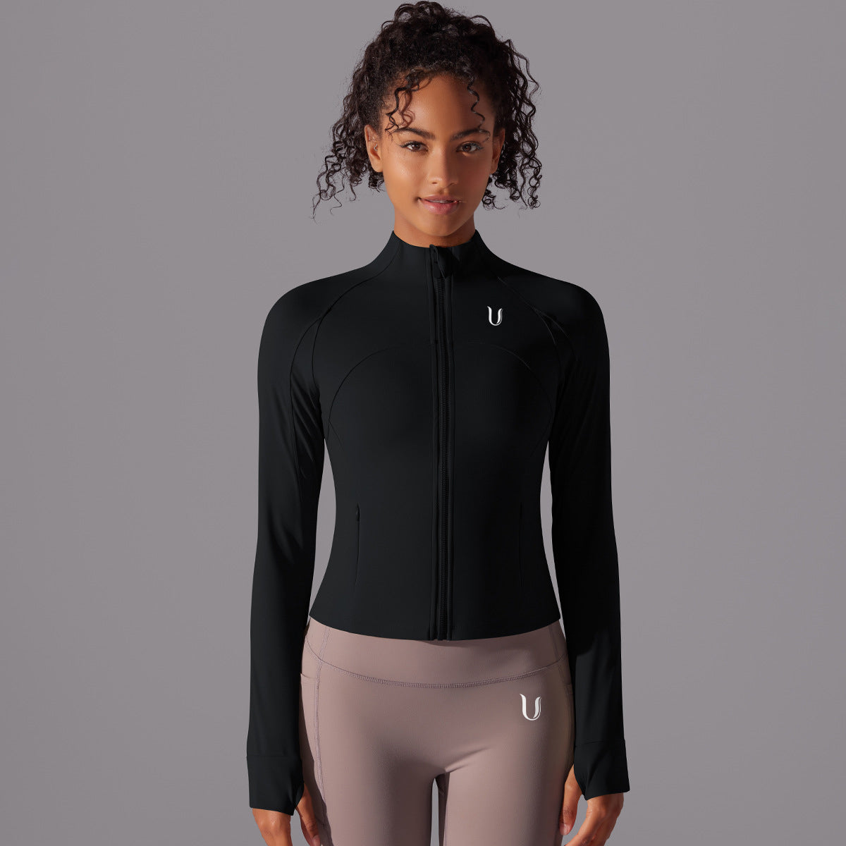 Chloe Performance Ritssluiting Jack Zwart - Dames sportkleding afbeelding 5
