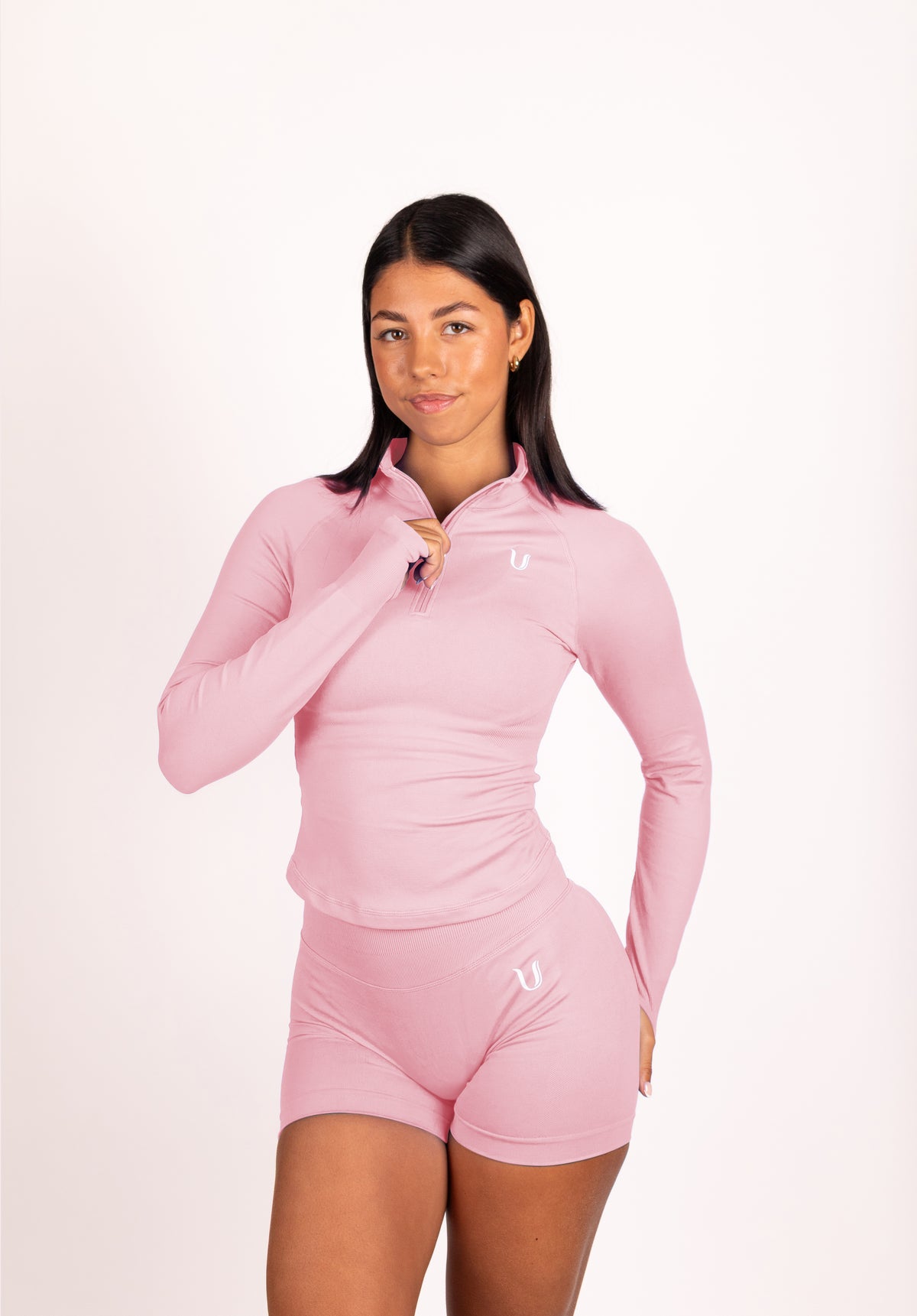 Beau Premium High Performance Scrunch Short Roze - Dames sportkleding afbeelding 16