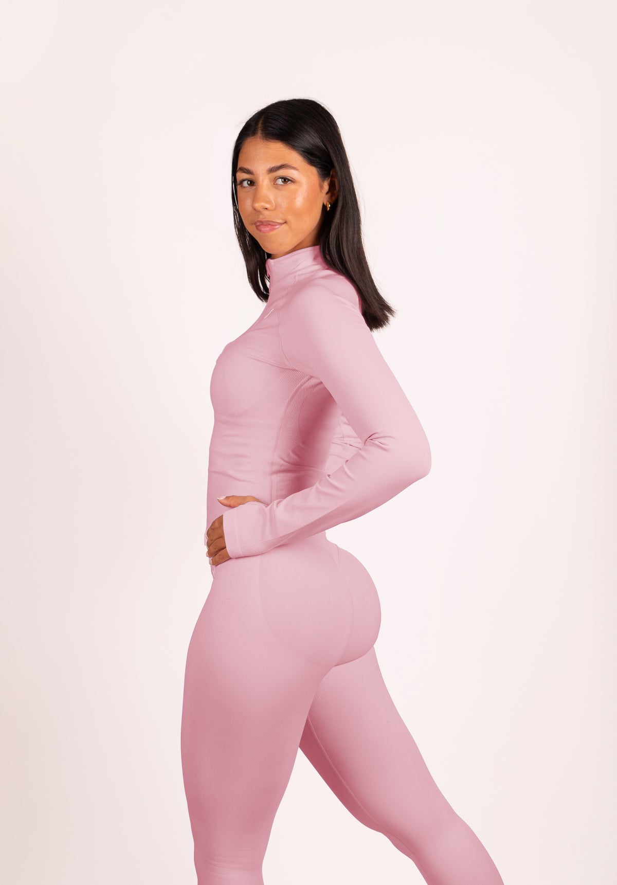 Beau Premium High Performance Scrunch Short Roze - Dames sportkleding afbeelding 9