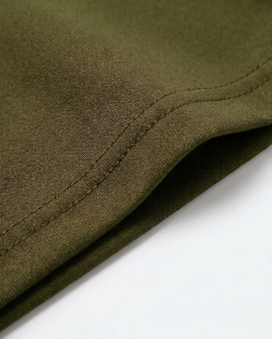 Luna | Premium Seamless Crop Top - Zielony