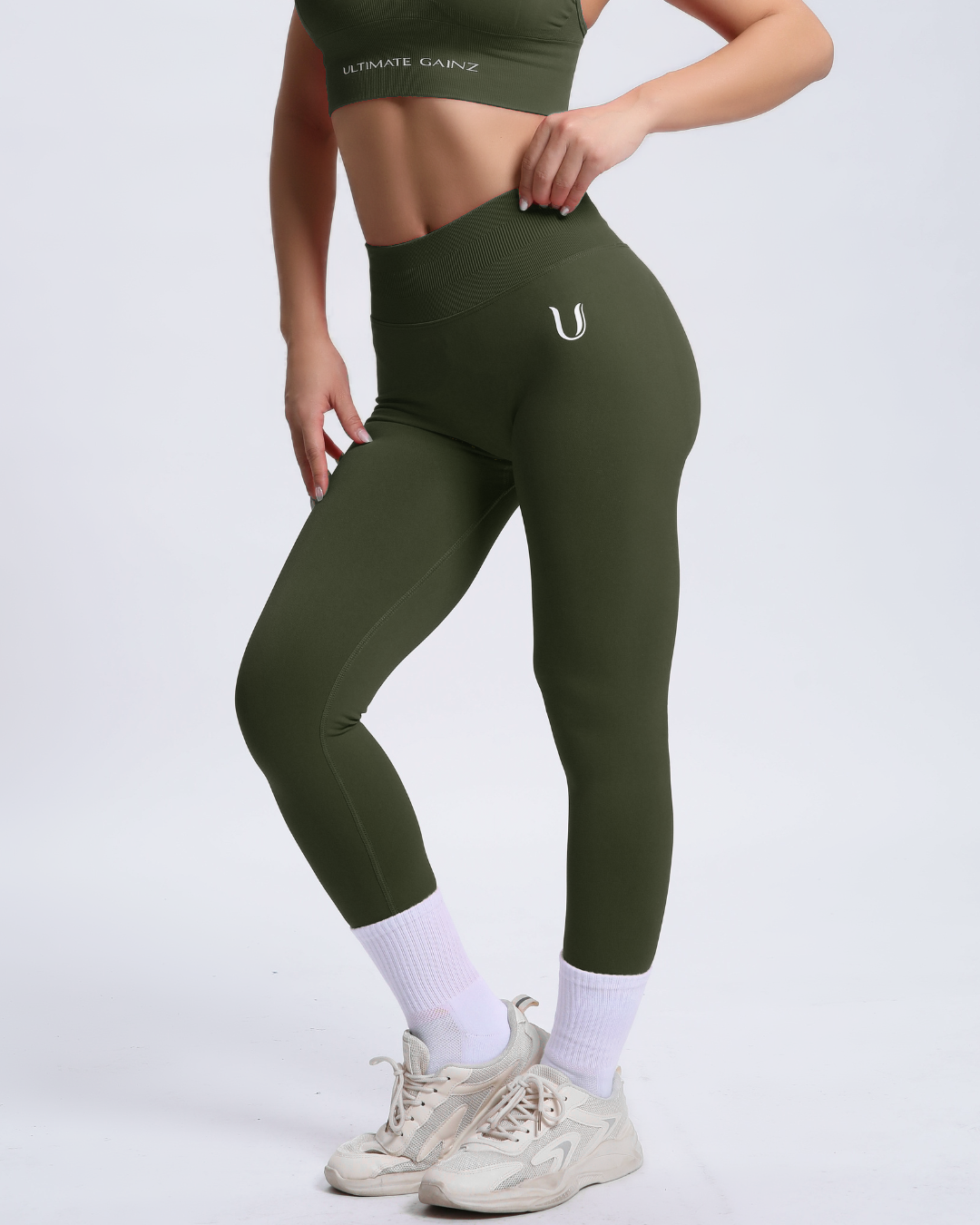 Joy | Sculpt Legging Met Scrunch – Groen - afbeelding 7