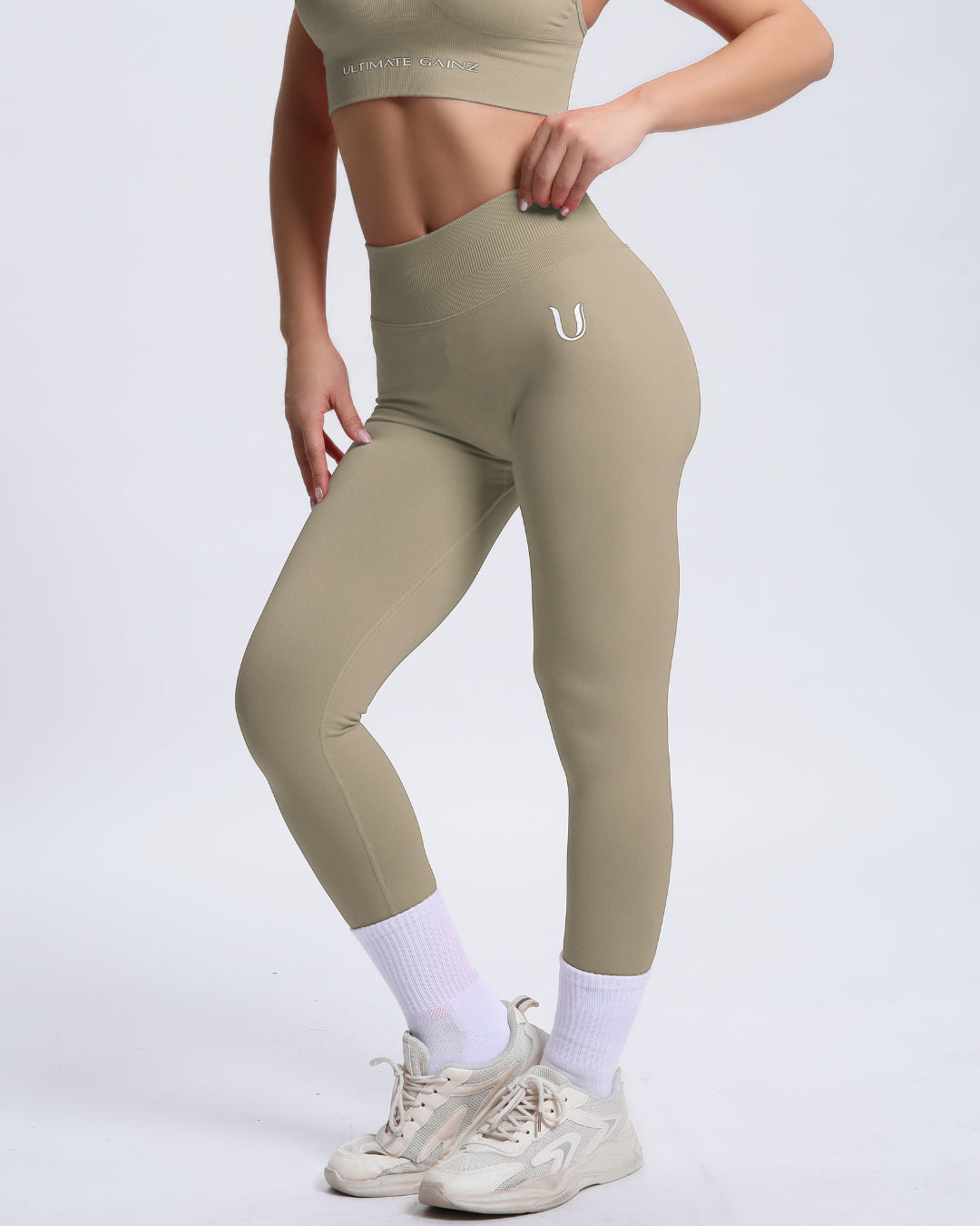 Joy | Sculpt Legging Met Scrunch – Beige - afbeelding 6