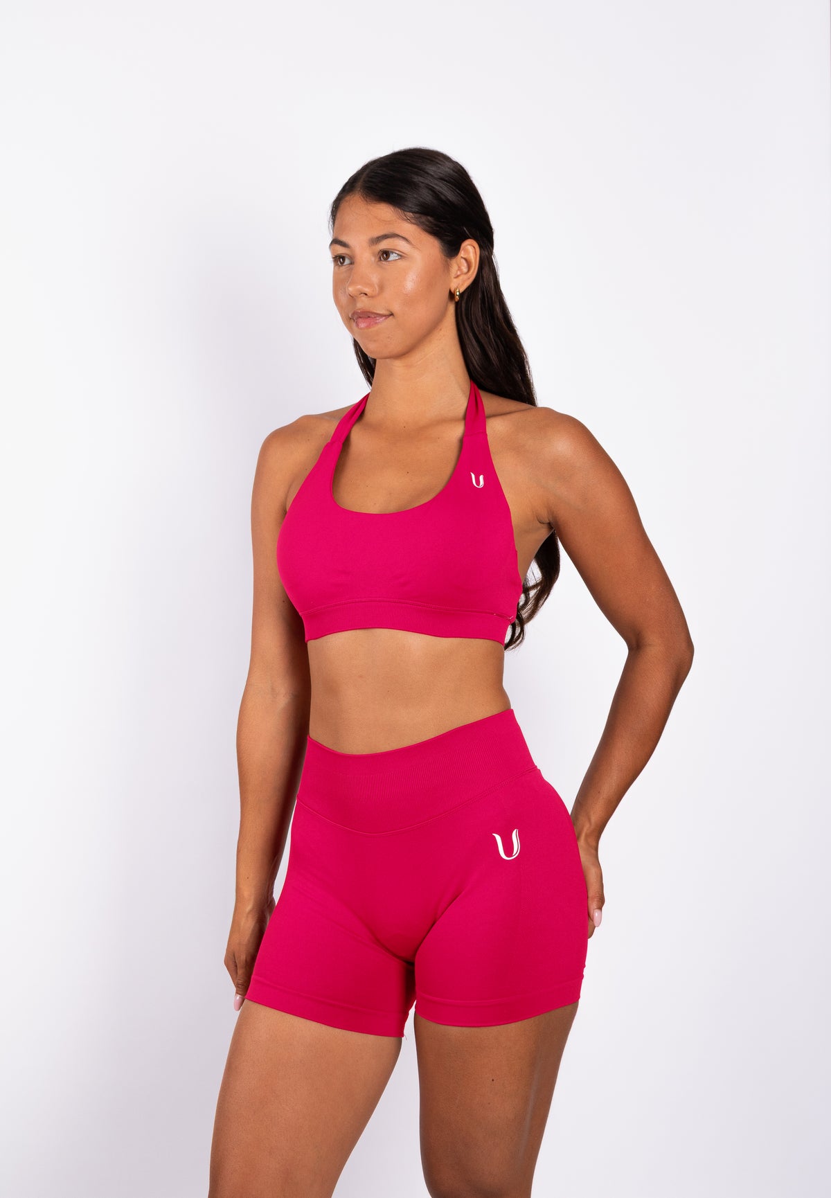 Beau | Premium High Performance Spodenki Scrunch - Malinowy