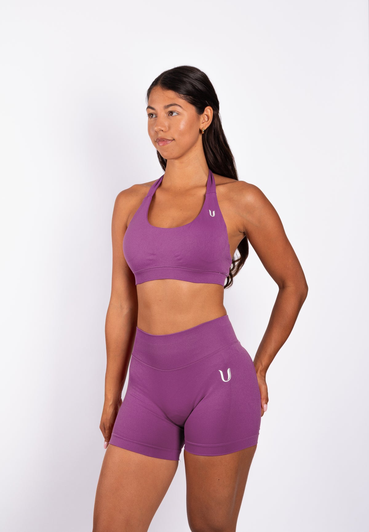 Beau | Premium High Performance Spodenki Scrunch - Fioletowy