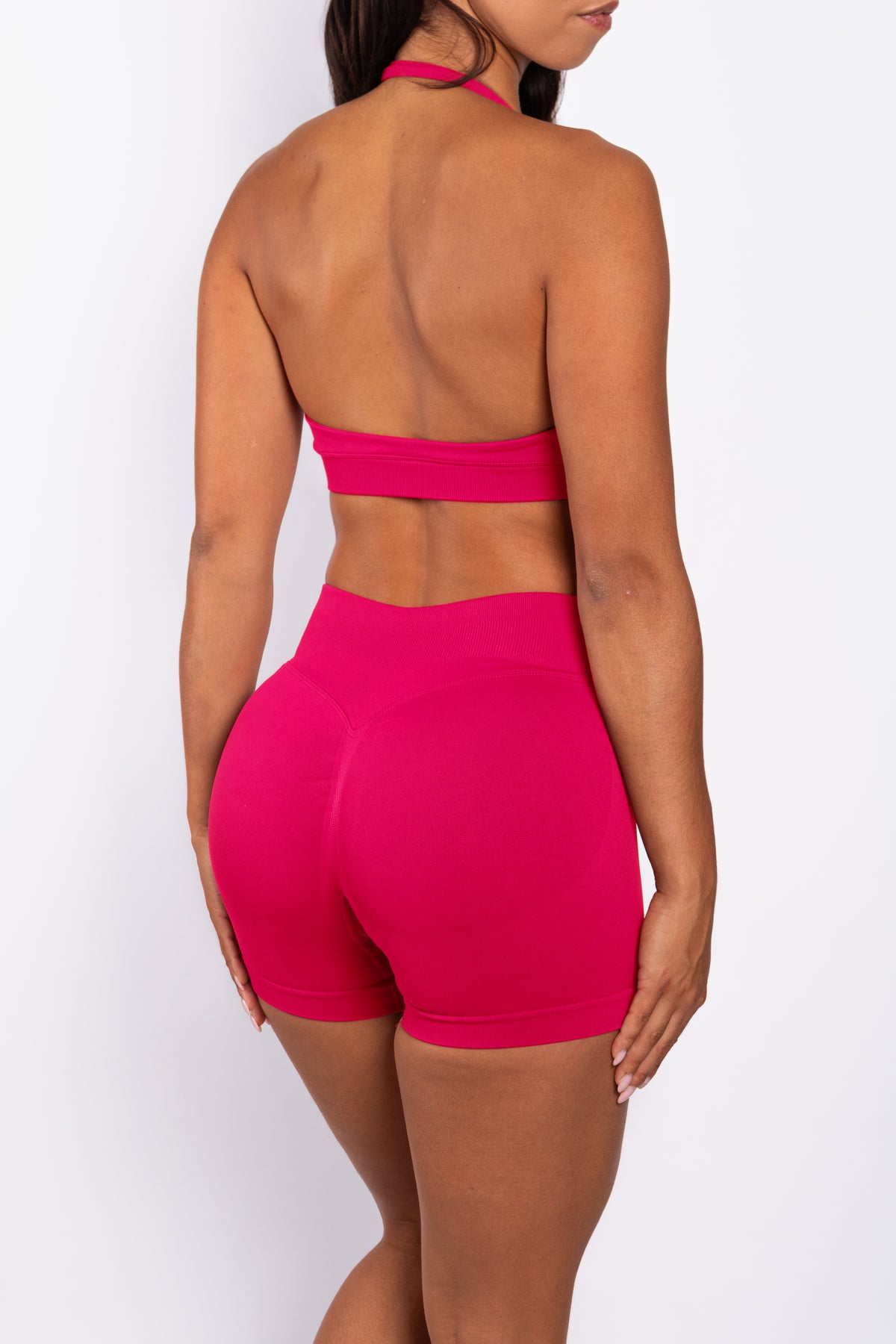 Beau | Premium High Performance Spodenki Scrunch - Malinowy