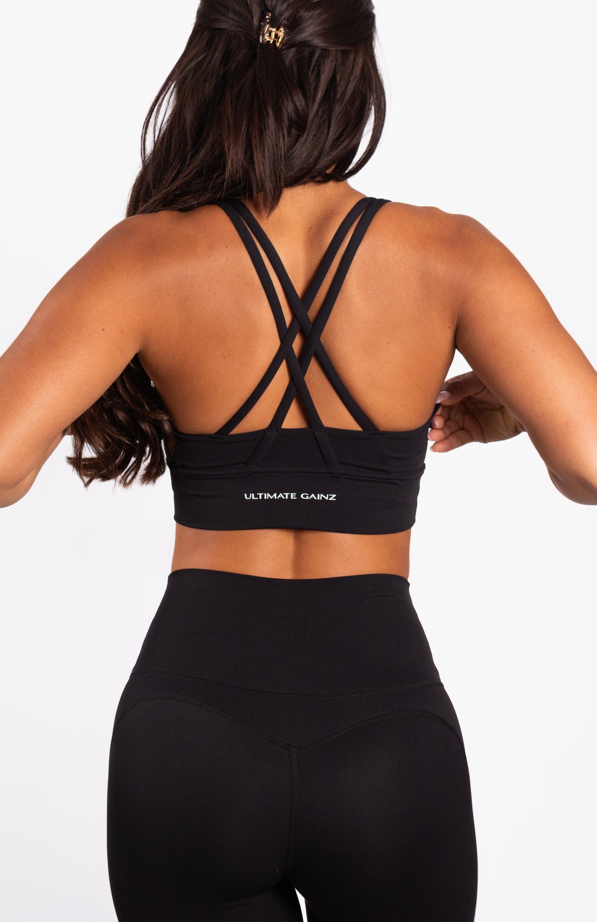 Kyra Cross BH Zwart - Dames sportkleding afbeelding 6