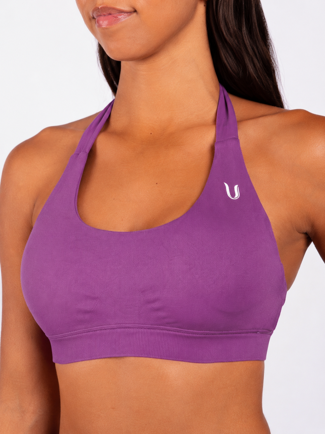 Beau | Halter Support Bra - Fioletowy
