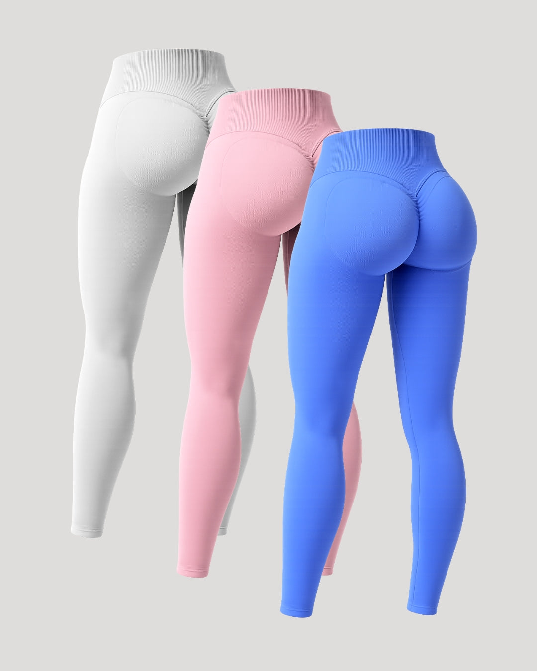 Beau | Premium High Performance Scrunch Legging – 3 Pack - Ultimate Gainz