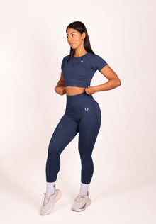Leonie | Top Shirt-  Donkerblauw - afbeelding 2
