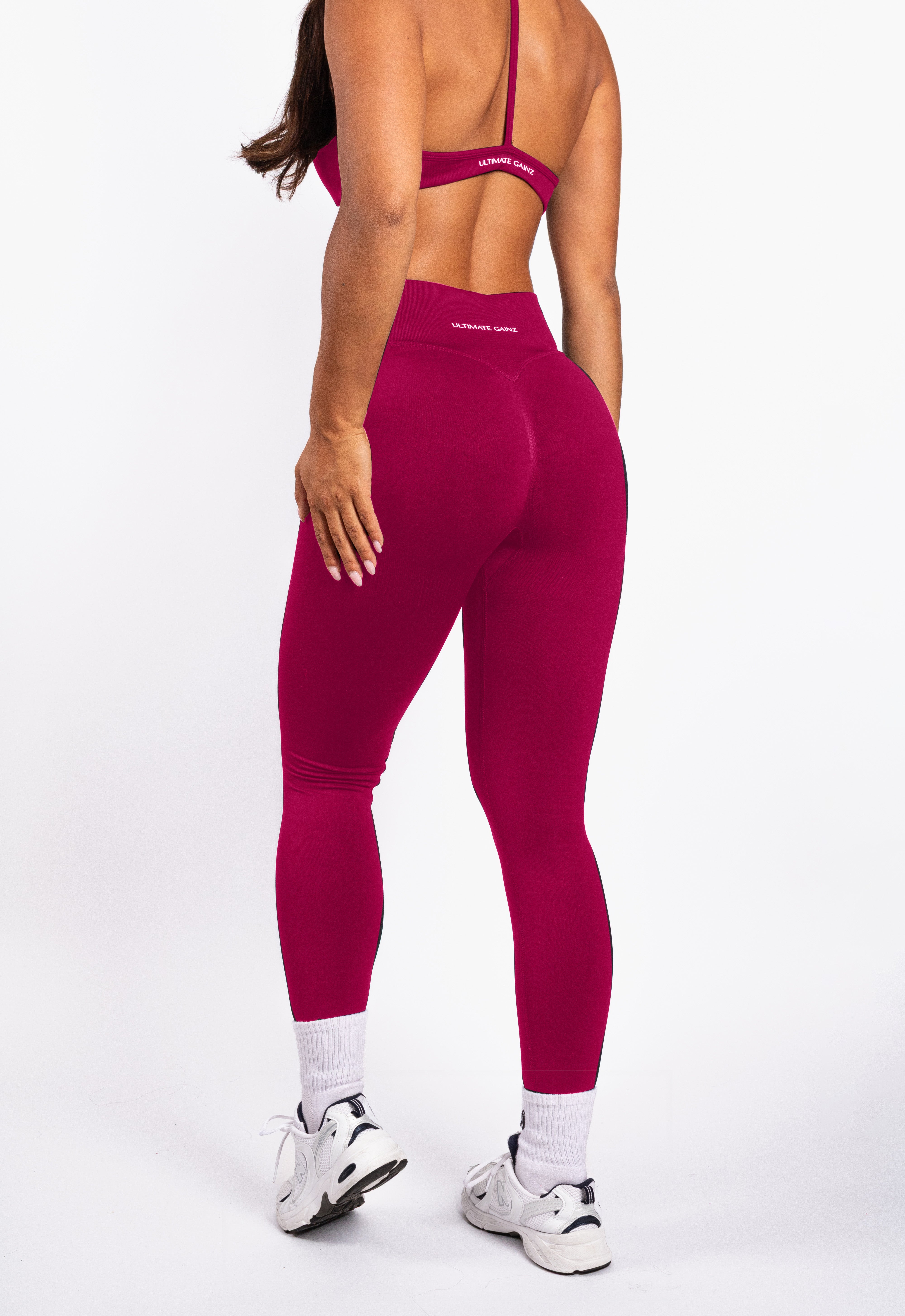 Nova | Seamless Shape Legging – Framboos - afbeelding 2