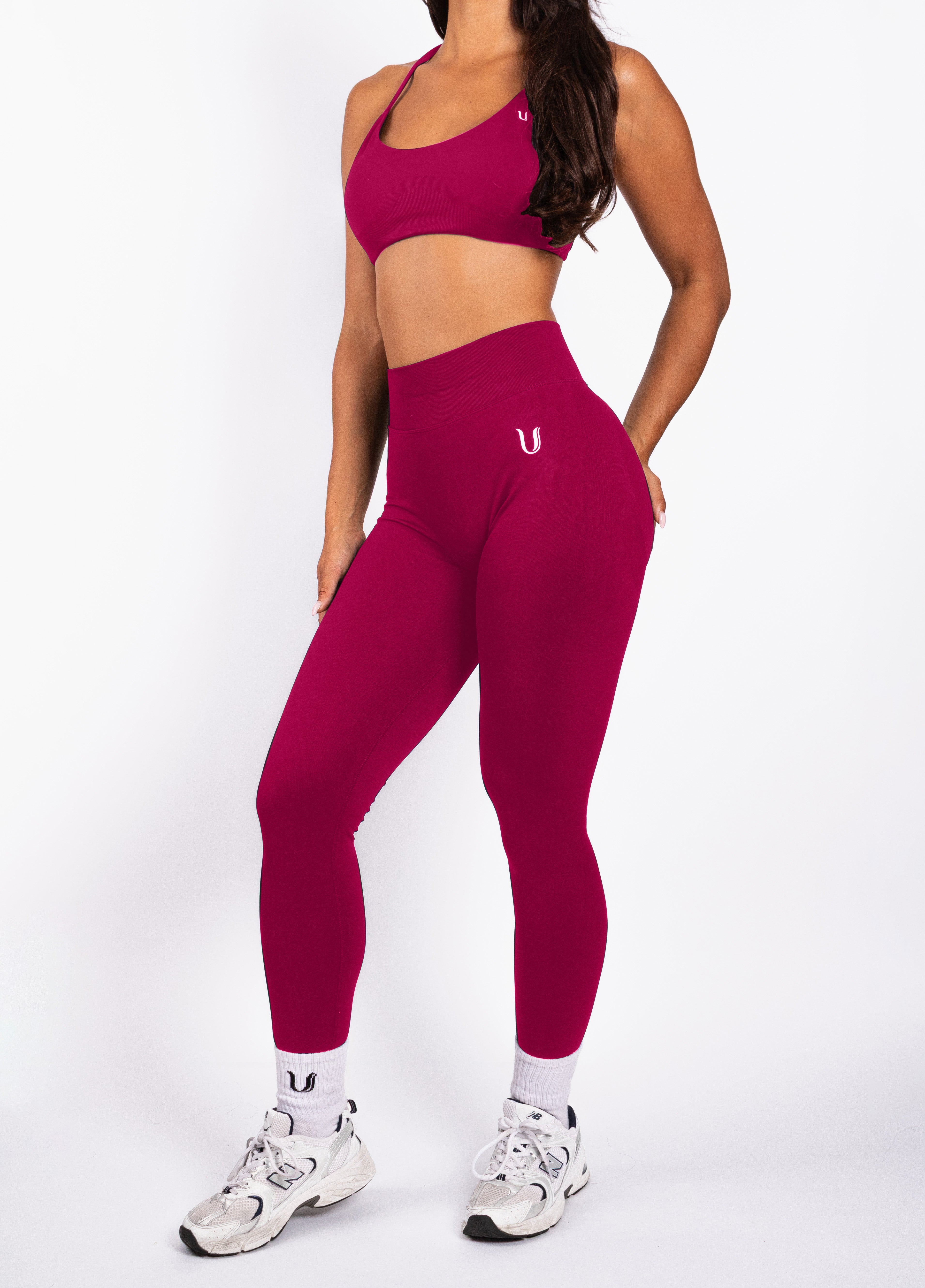 Nova | Seamless Shape Legging – Framboos - afbeelding 4