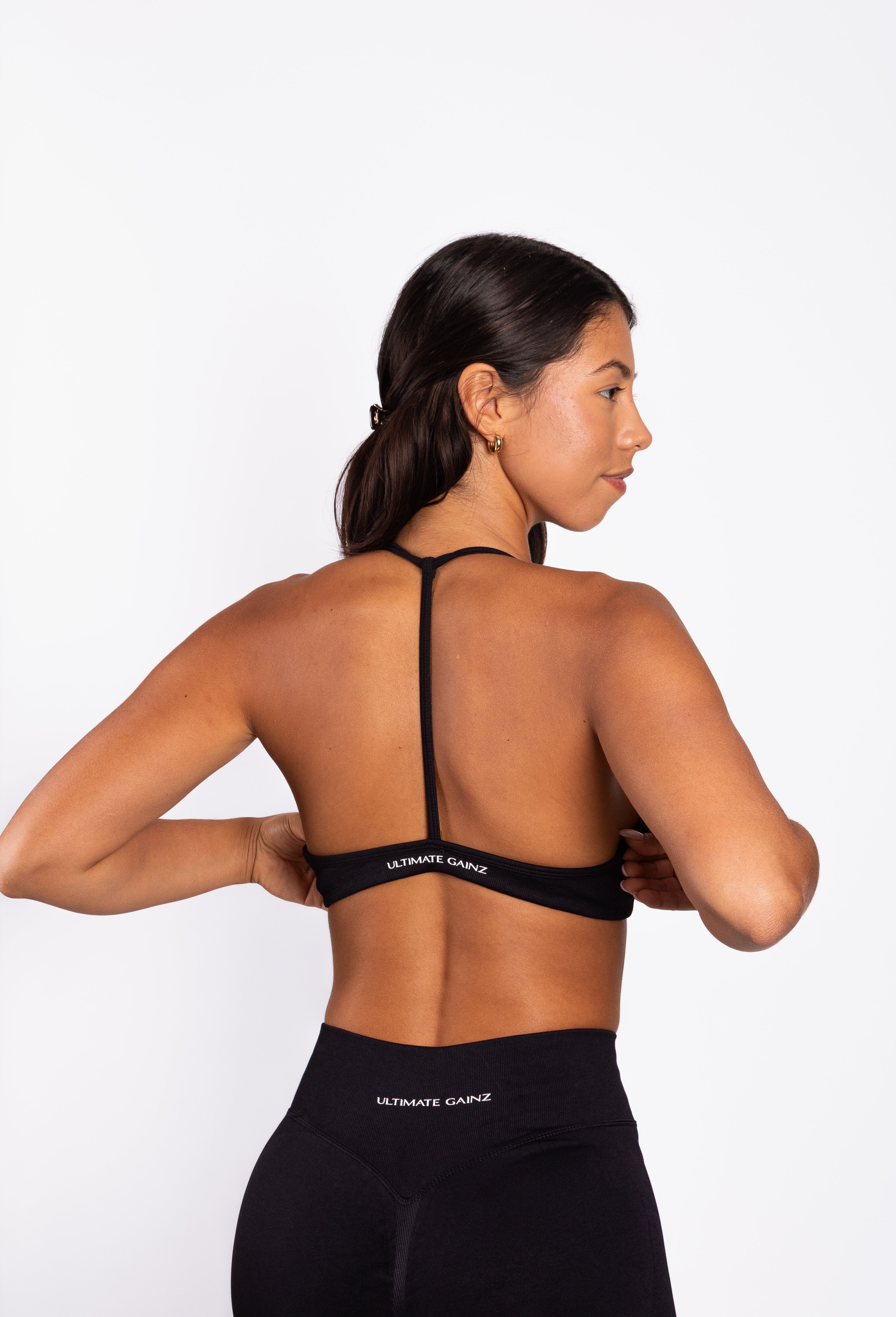 Nova | Seamless Open Rug Bra – Zwart - Ultimate Gainz