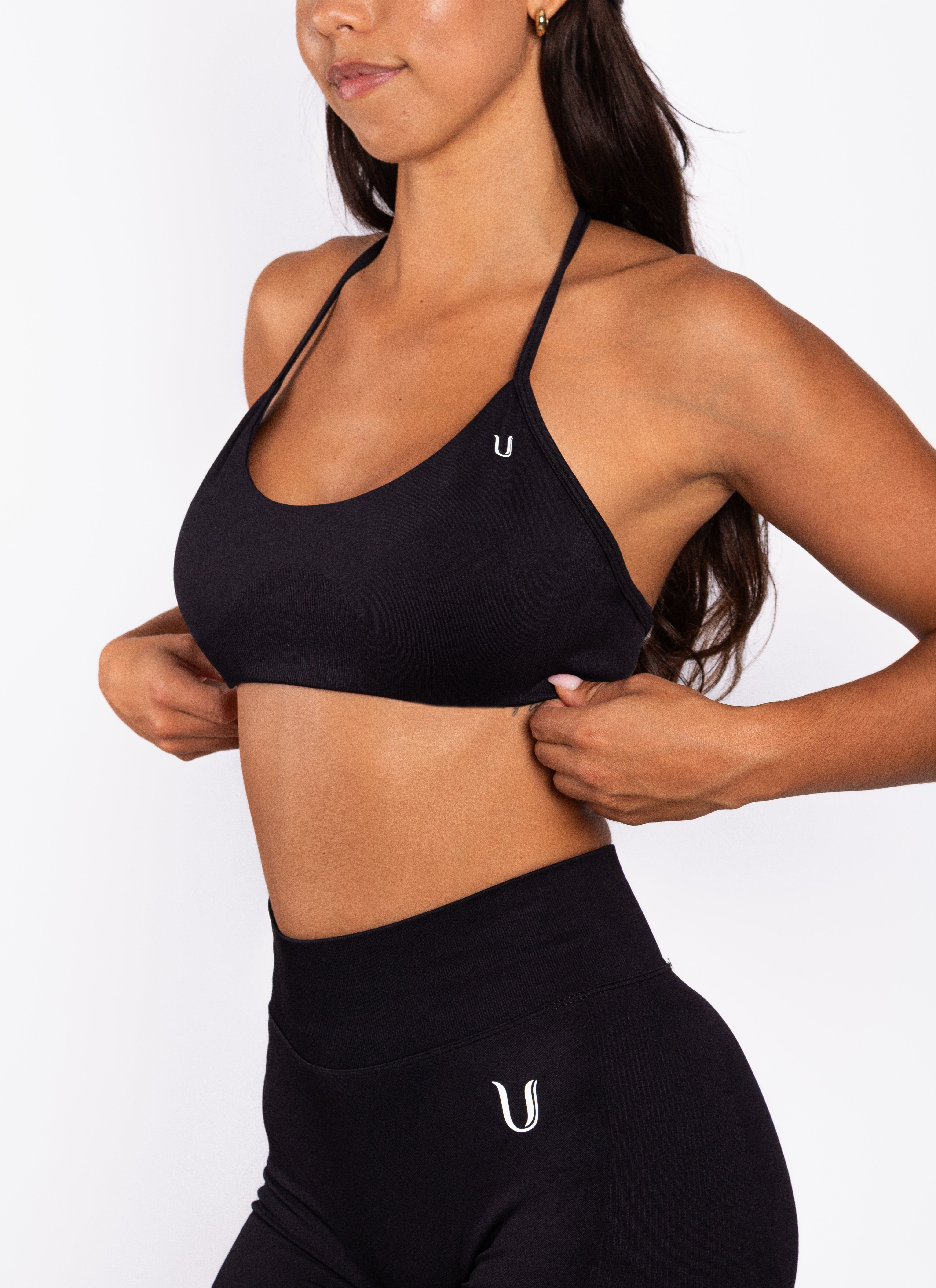 Nova | Seamless Open Rug Bra – Zwart - afbeelding 6