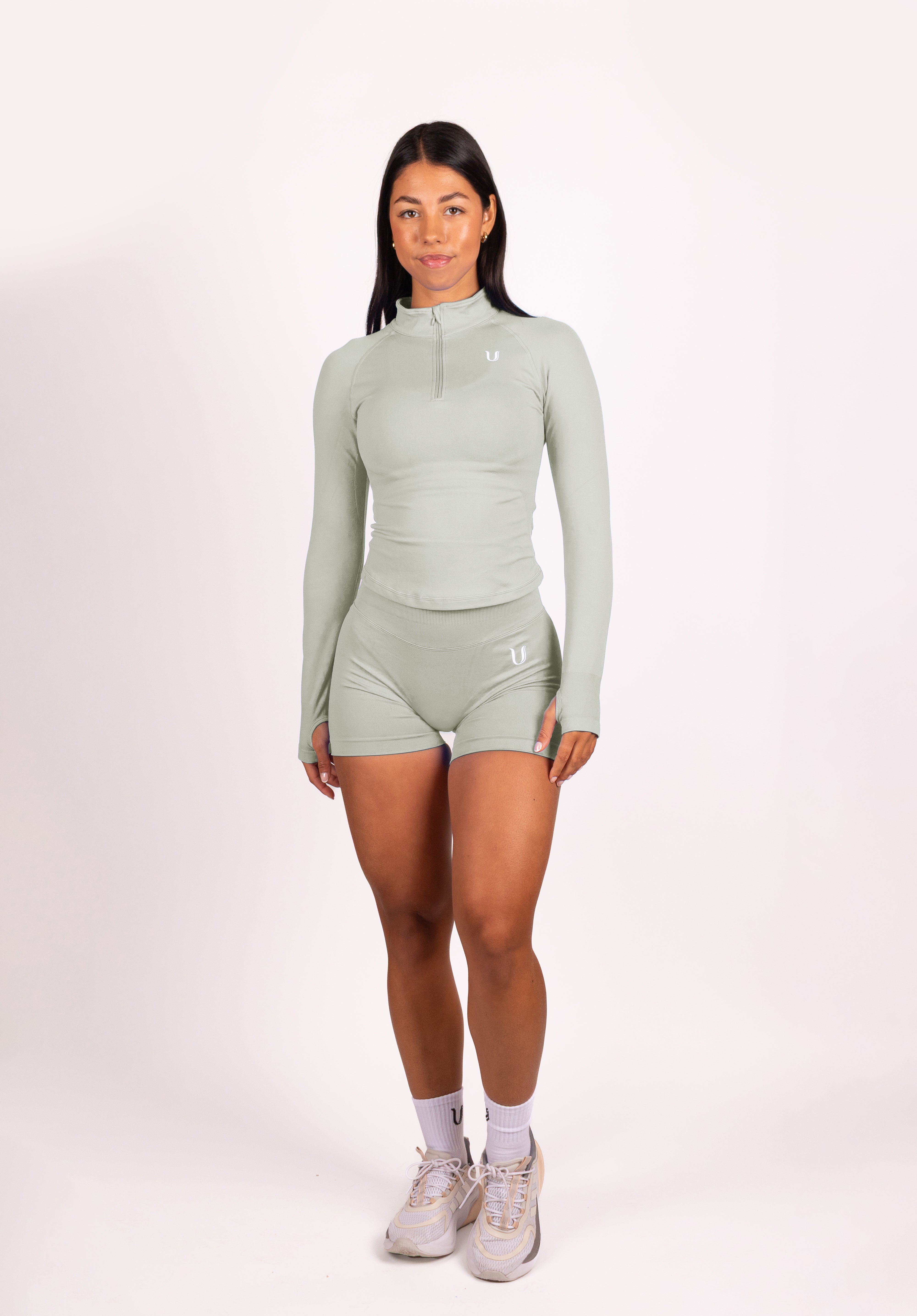 Beau | Premium High Performance Spodenki Scrunch - Zielony