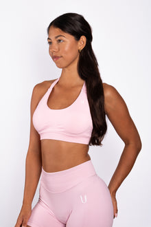 Beau Halter Support Bra Roze - Dames sportkleding | Ultimate Gainz