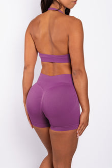 Beau | Premium High Performance Spodenki Scrunch - Fioletowy