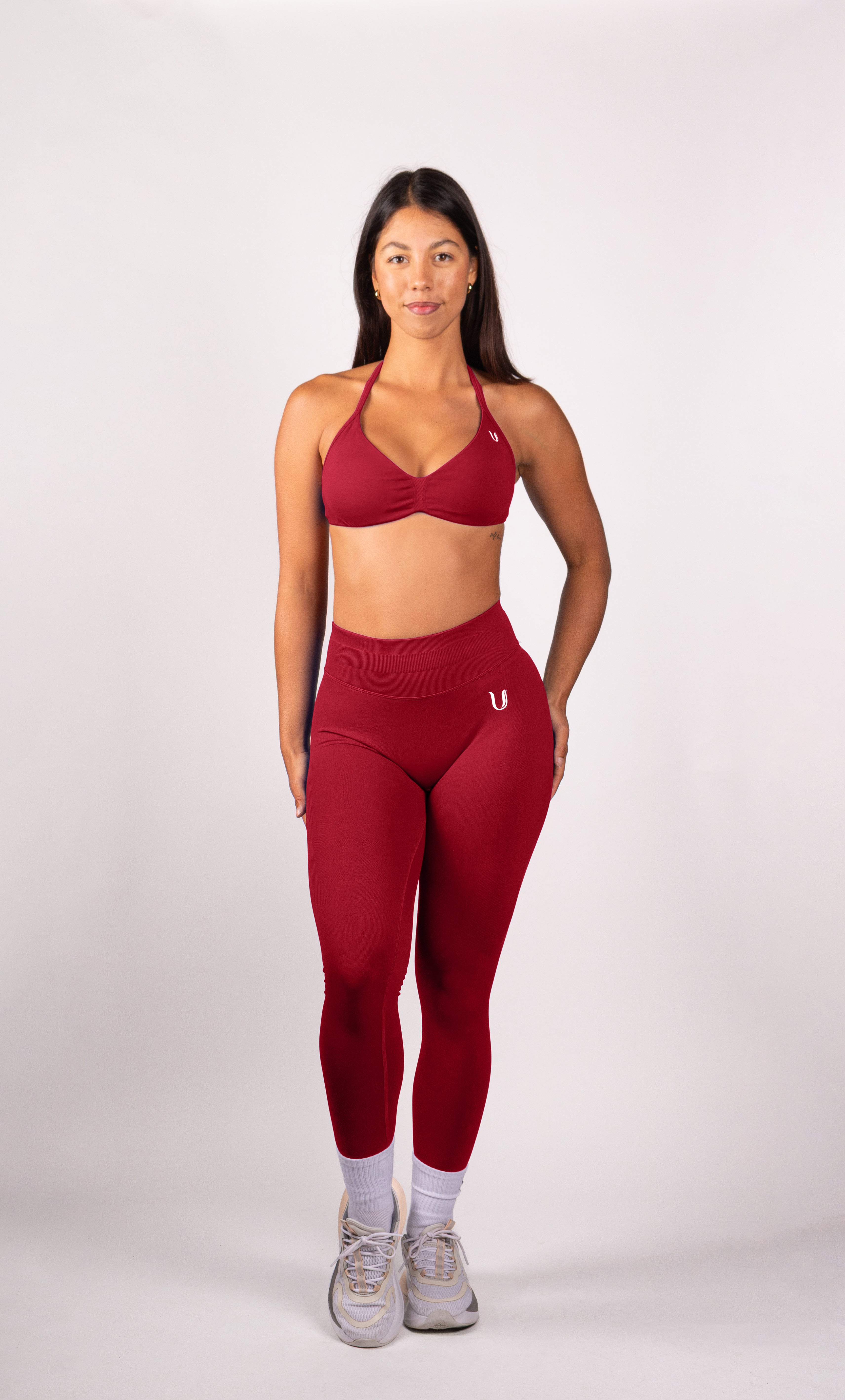 Beau Sports BH V2 Rood - Dames workout kleding achterkant