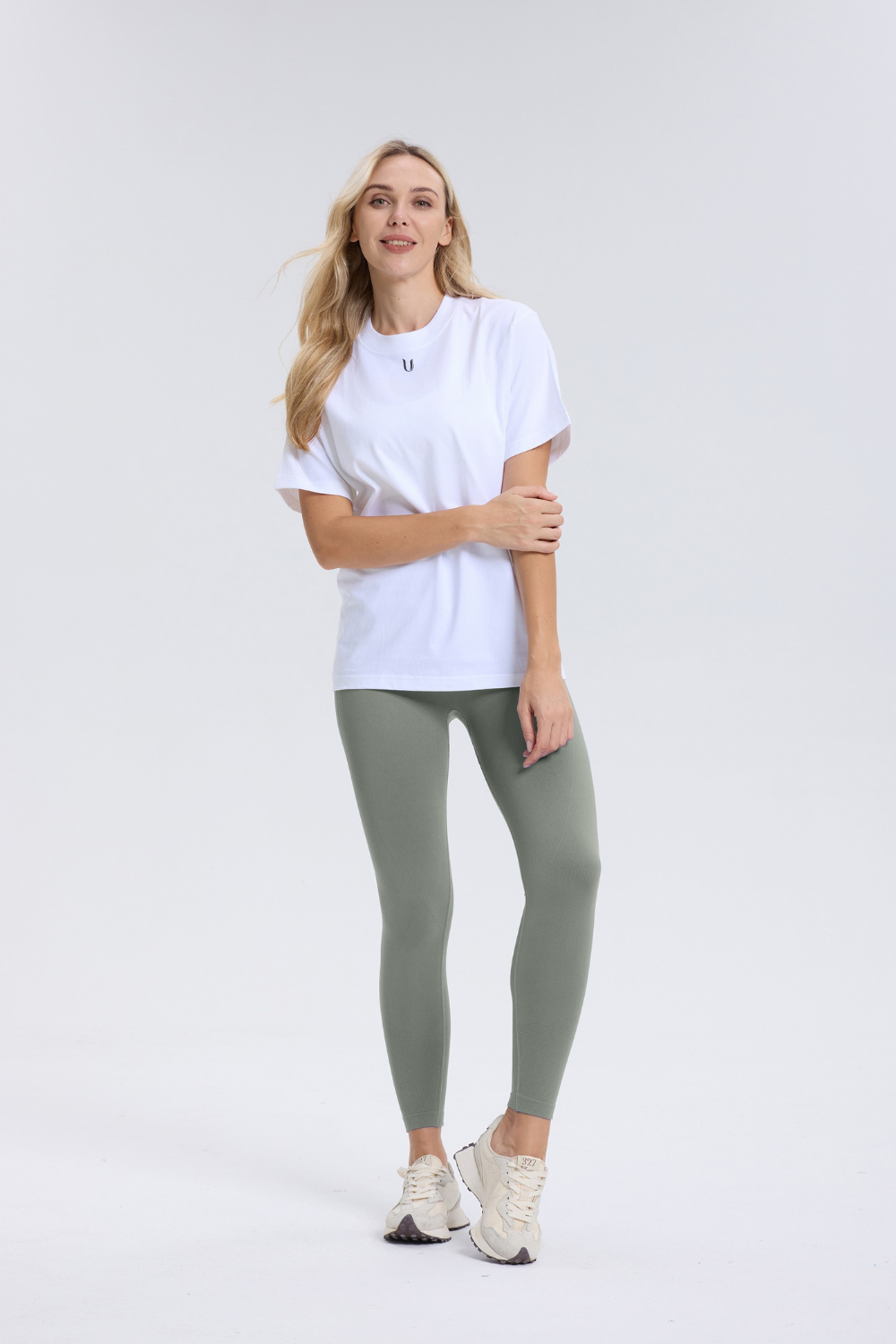 Ultimate Gainz Oversized Shirt Unisex Wit - Dames sportkleding afbeelding 5