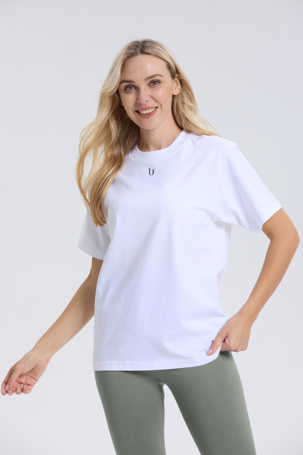 Ultimate Gainz Oversized Shirt Unisex Wit - Dames sportkleding | Ultimate Gainz