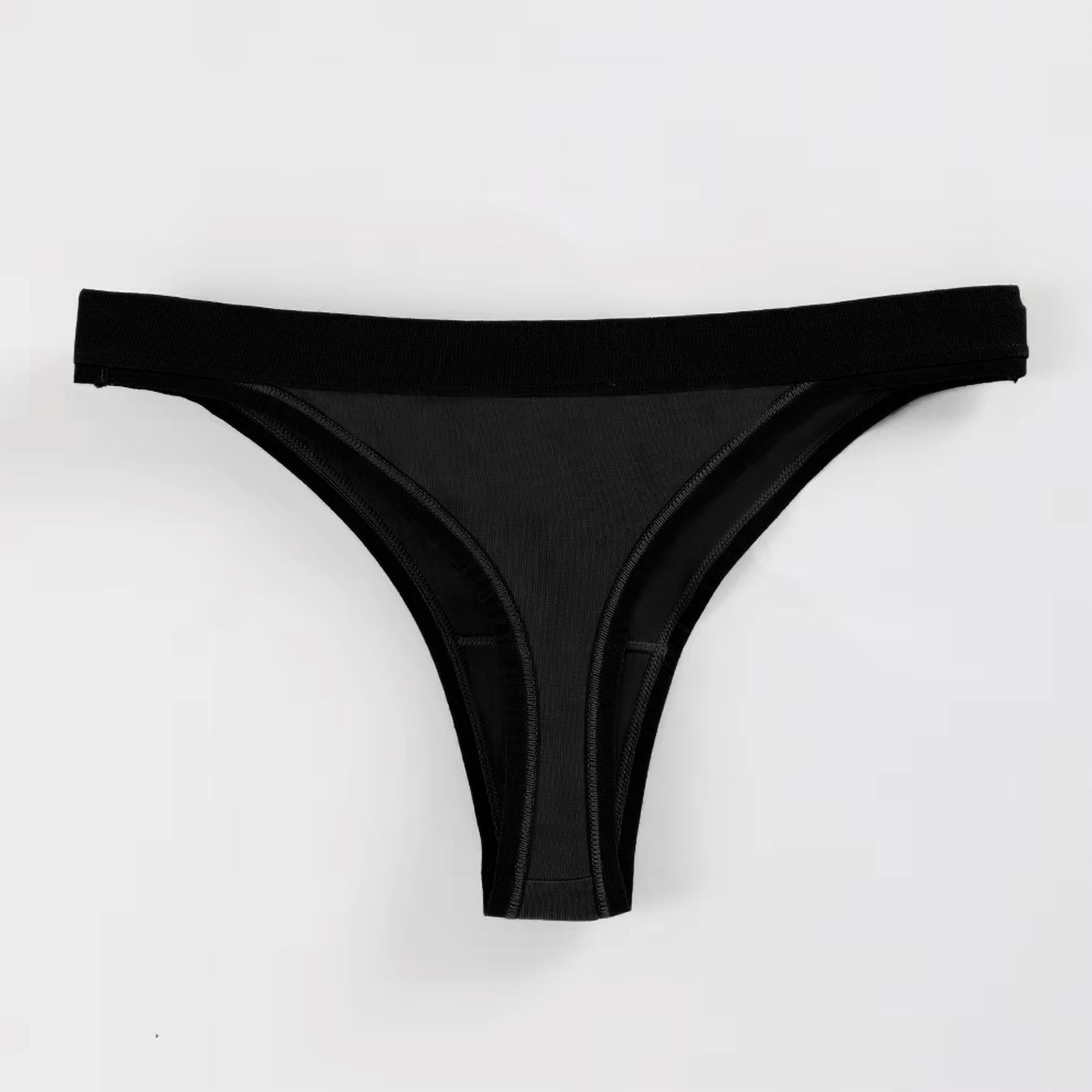 Ultimate Gainz Seamless Thong - Zwart - Ultimate Gainz